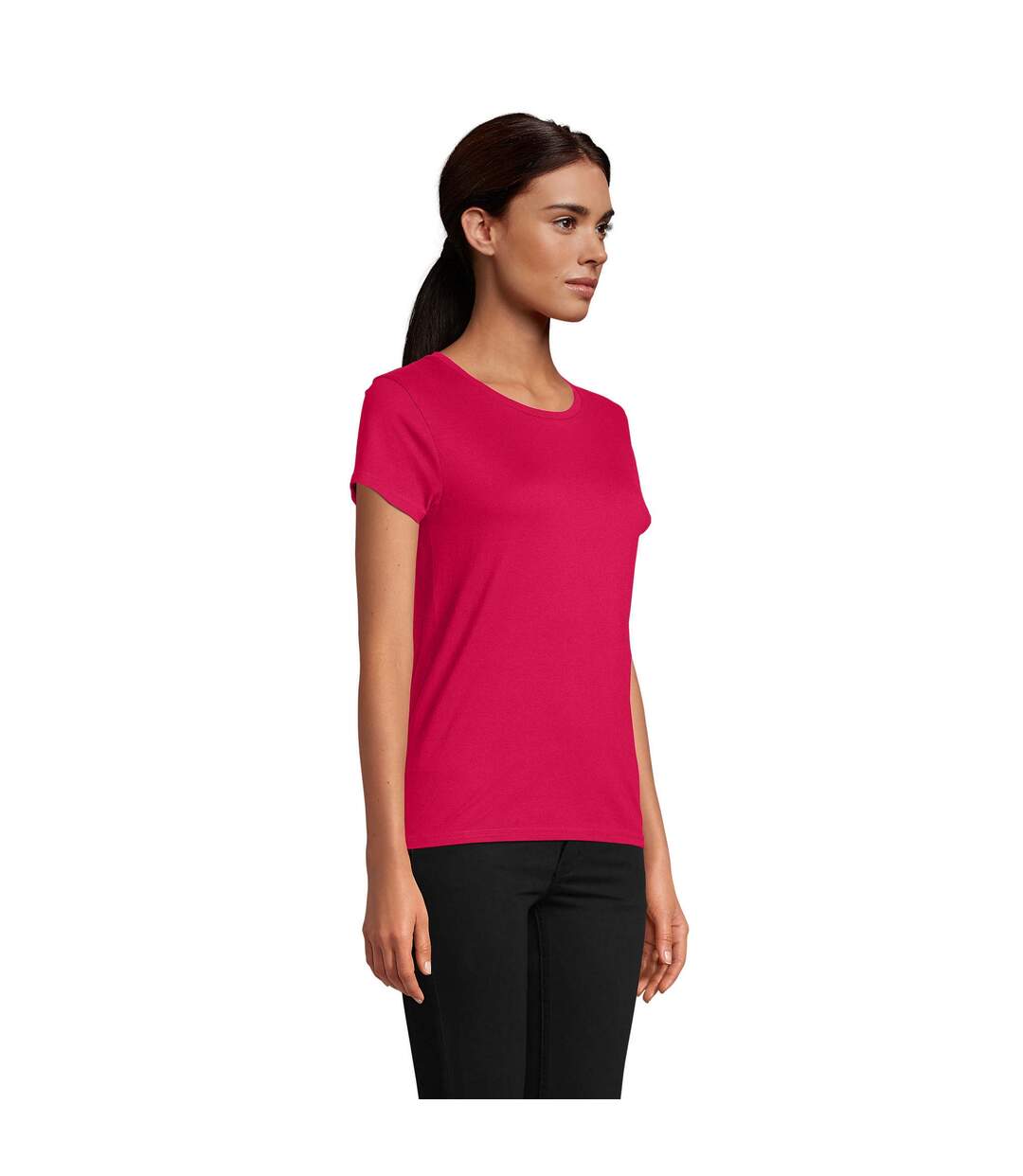 T-shirt Pioneer Femme Fuchsia SOLS-1