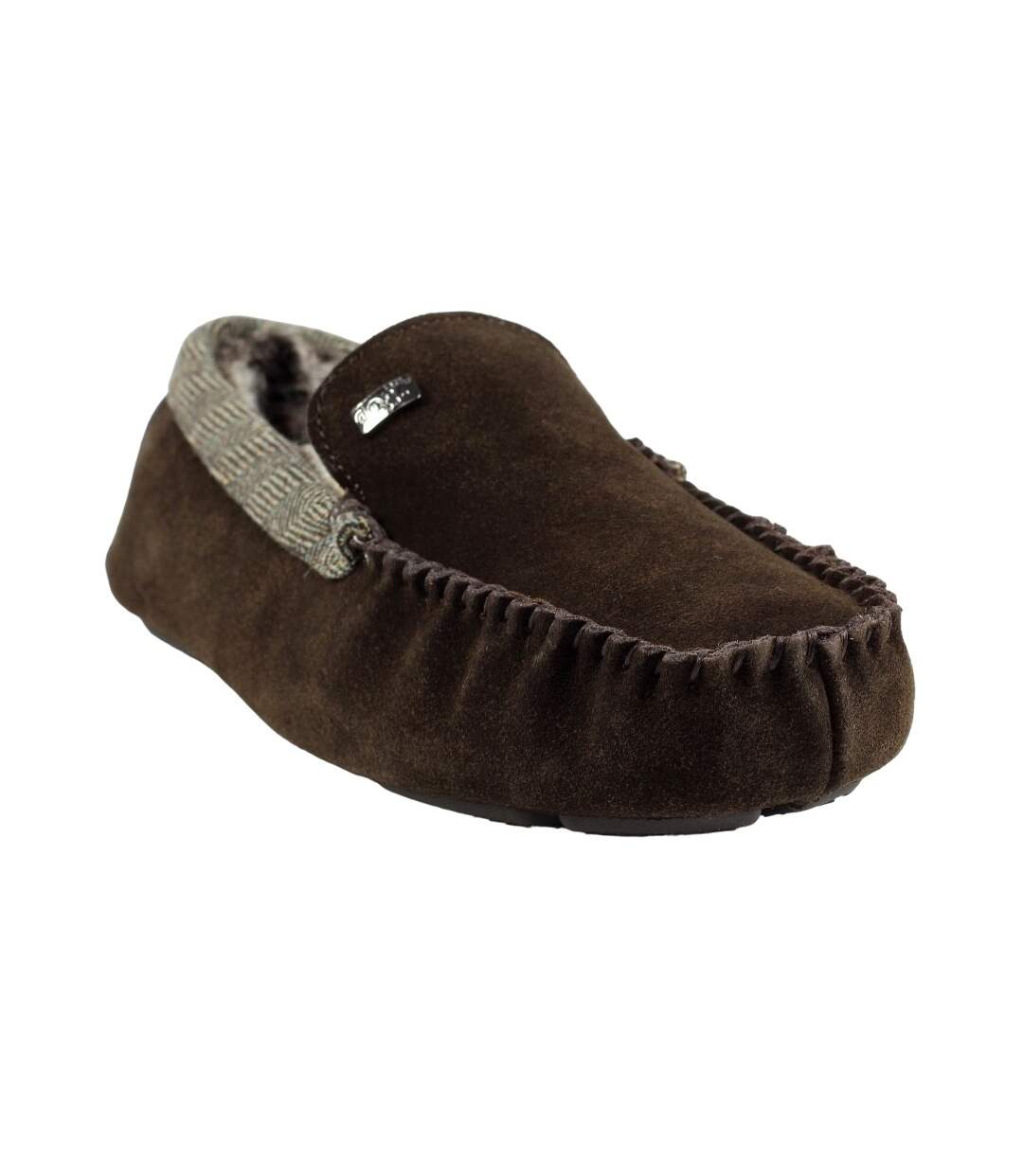 Chaussons worley homme marron Lazy Dogz