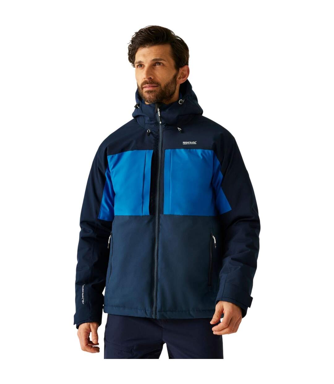 Veste Imperméable Maland Homme Bleu Plongée Bleu Marine Bleu Nuit Regatta-1