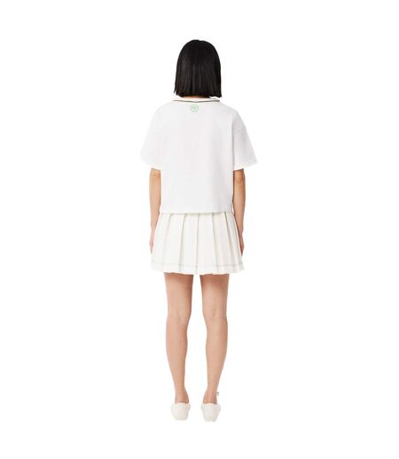 Jupe Rolandgarros Edition Femme Crème Lacoste