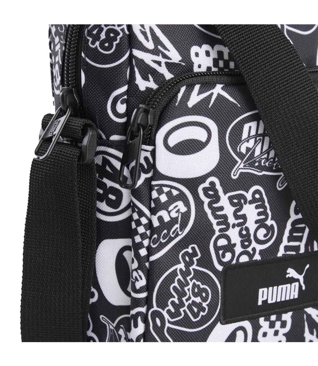 Academy All-over Print Crossbody Bag One Size Black Puma-4