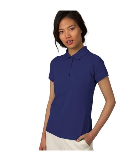 B&C Safran Pure Ladies Short Sleeve Polo Shirt (Navy Blue) - UTBC104