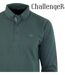 CHALLENGER NATHAN3 — Polo manches longues vert foncé piqué : l'élégance casual au naturel-3