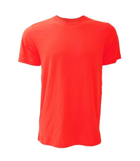 Canvas T-shirt Jersey Hommes Rouge Vif Bella + Canvas