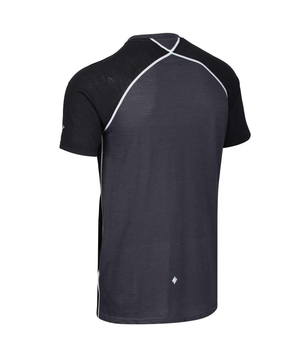 Regatta - T-shirt TORNELL - Hommes (Gris clair/noir) - UTRG4935