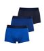 X3 Boxer Bleu/Marine/Noir Homme Superdry Trunk