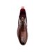 Mens leather chelsea boots burnt brown Base London-4
