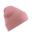 Bonnet Tricoté Unisexe Rose Beechfield-1