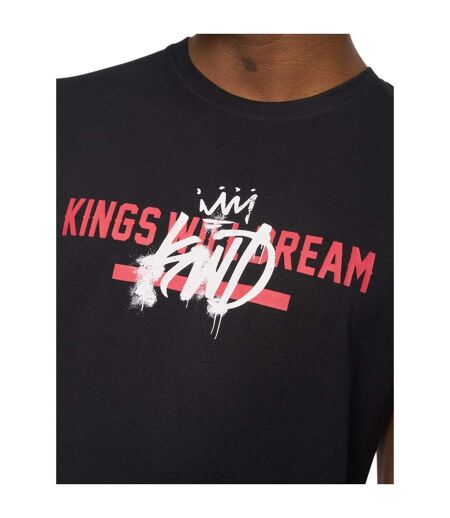 Mens sprayer t-shirt black Kings Will Dream