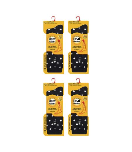 4 Pairs Ladies UltraLite Lightweight Thermal Socks