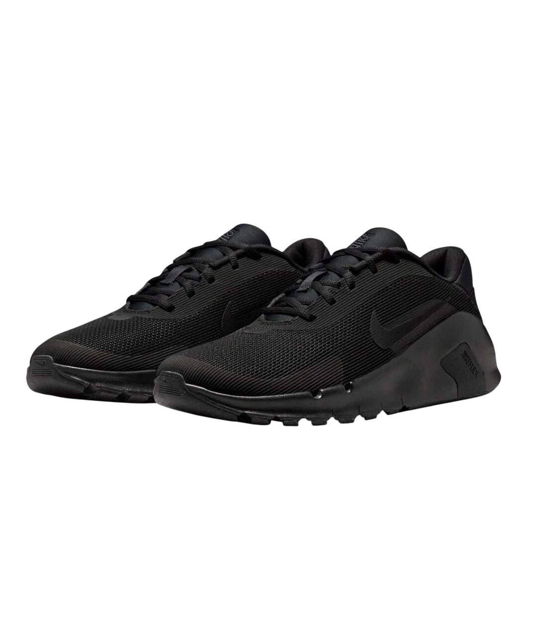 Mens Flex Trainers Triple Black Nike-4