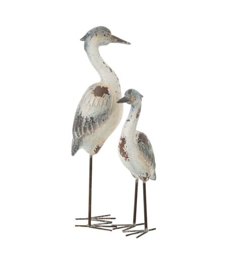 Statue Oiseau d'Extérieur Basil 51cm Bleu