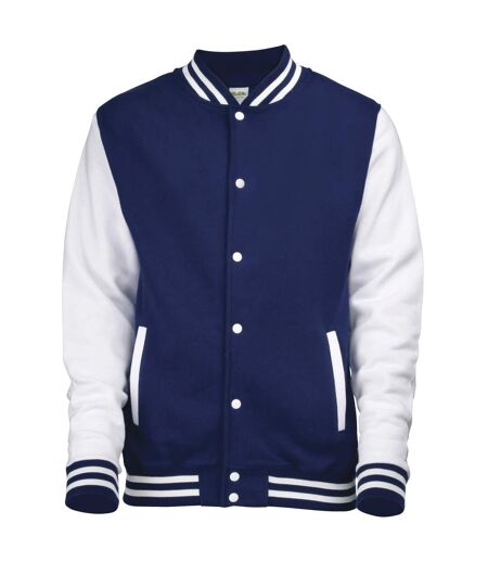 Veste hommes bleu marine/blanc Awdis