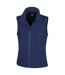 Womens/ladies core printable soft shell bodywarmer navy Result