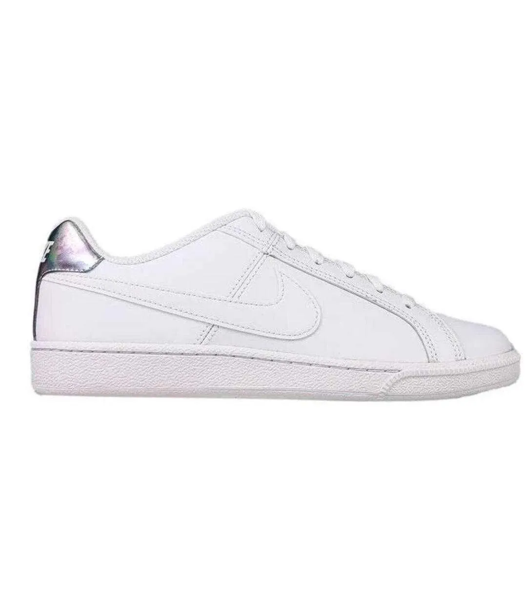 Womens/ladies Court Royale Leather Trainers White Silver Nike-4