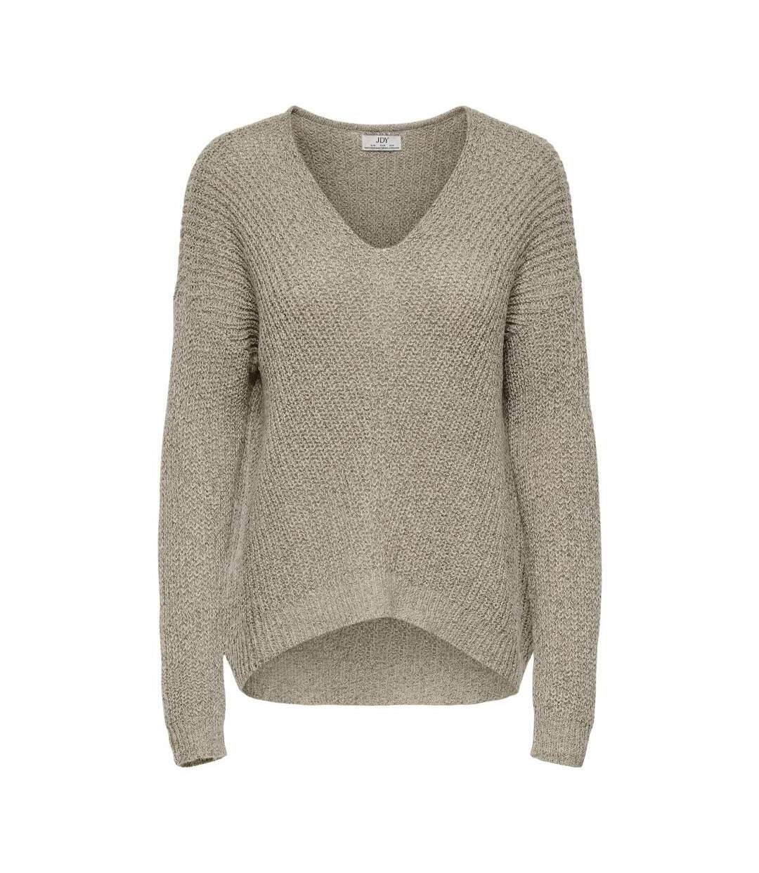 Pull beige femme jdy megan-1