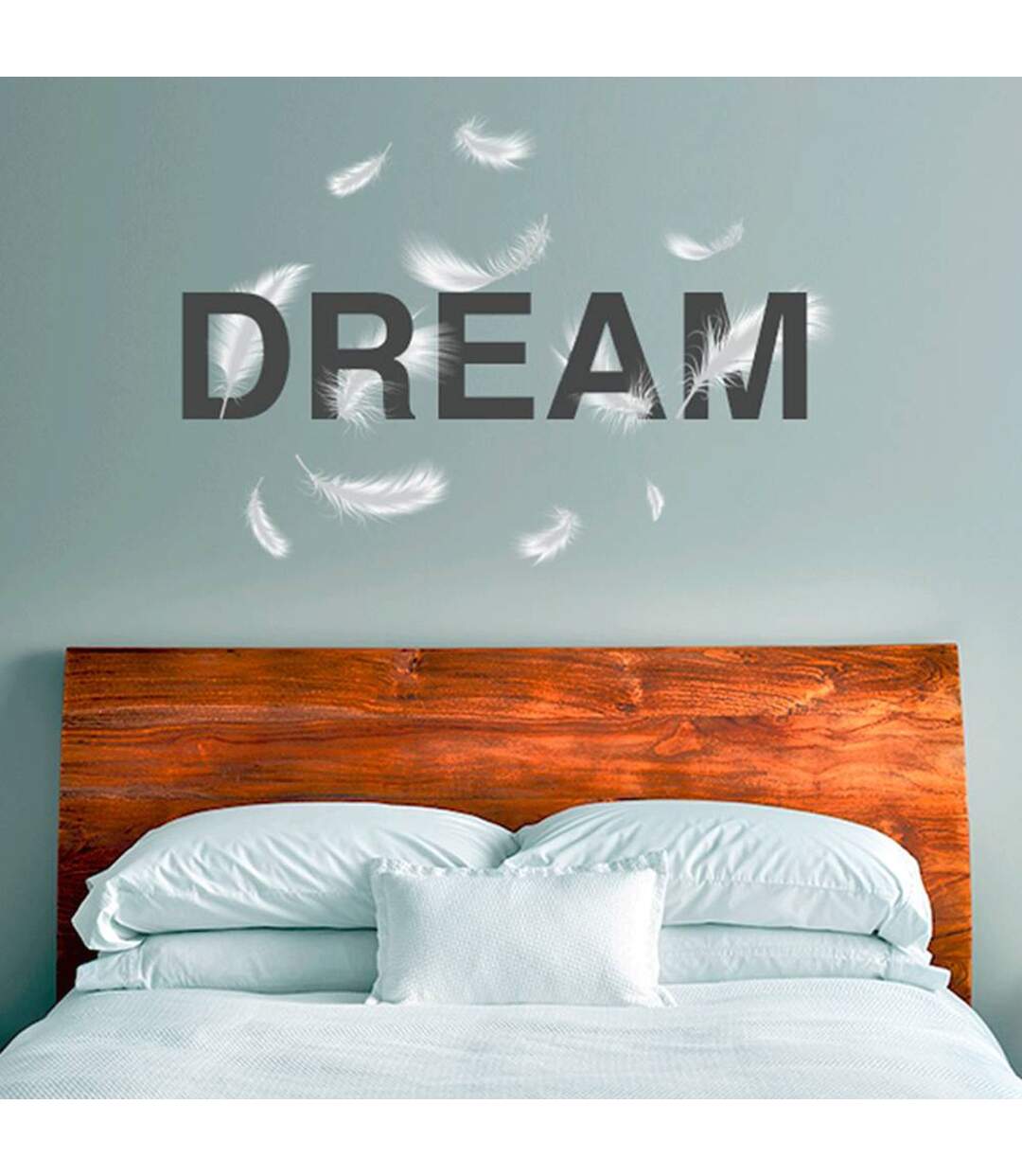 Sticker moderne Dream - 70 x 20 cm - Blanc et noir-2