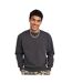 Unisex adult signature heavyweight sweatshirt solid charcoal Awdis-2