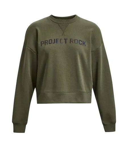 Sweat Project Rock Femme Vert Under Armour