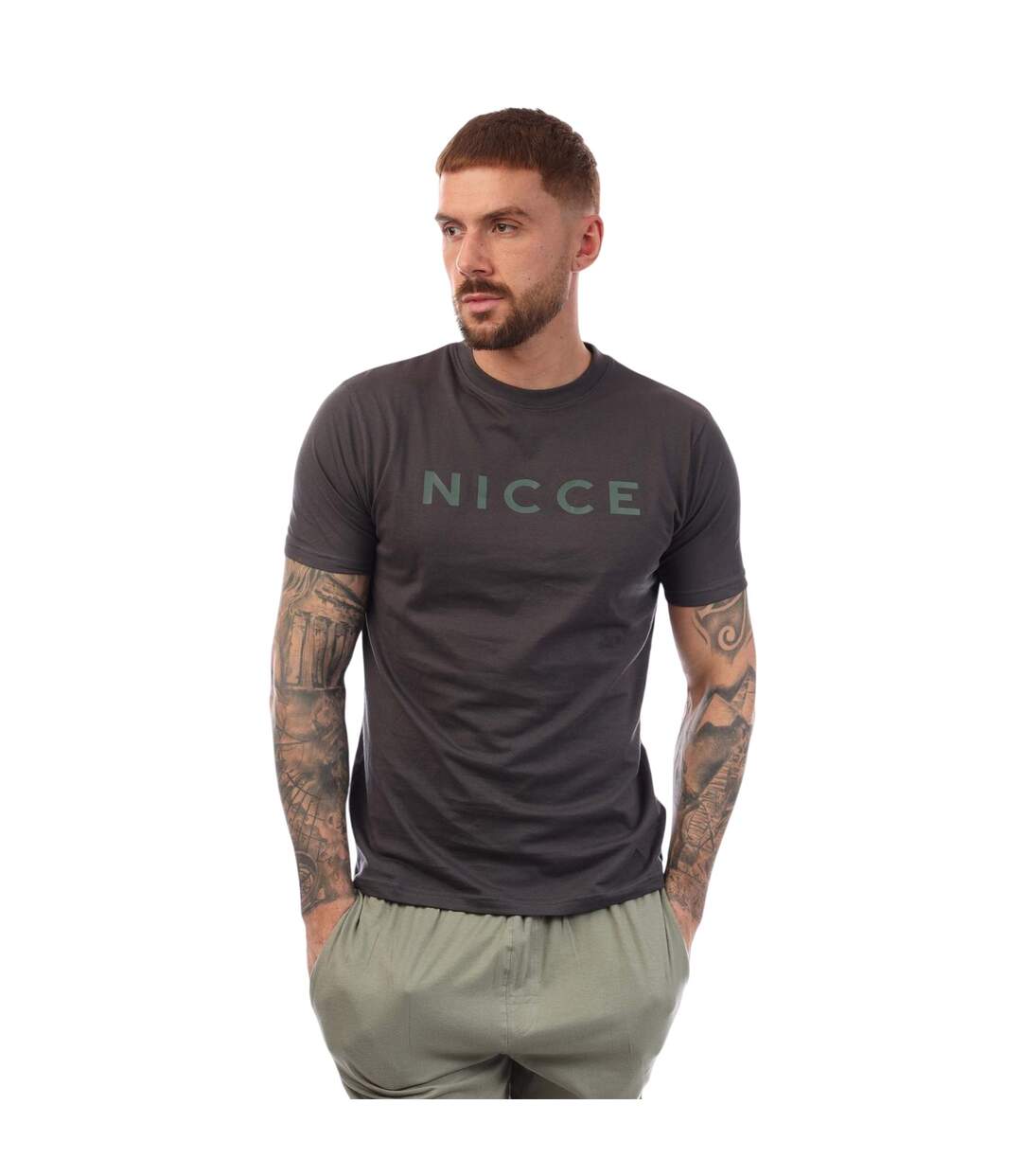 Ensemble De Vêtements De Détente Aderyn Homme Kaki Nicce-4