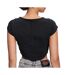 T-Shirt noir femme converse corset - m-2