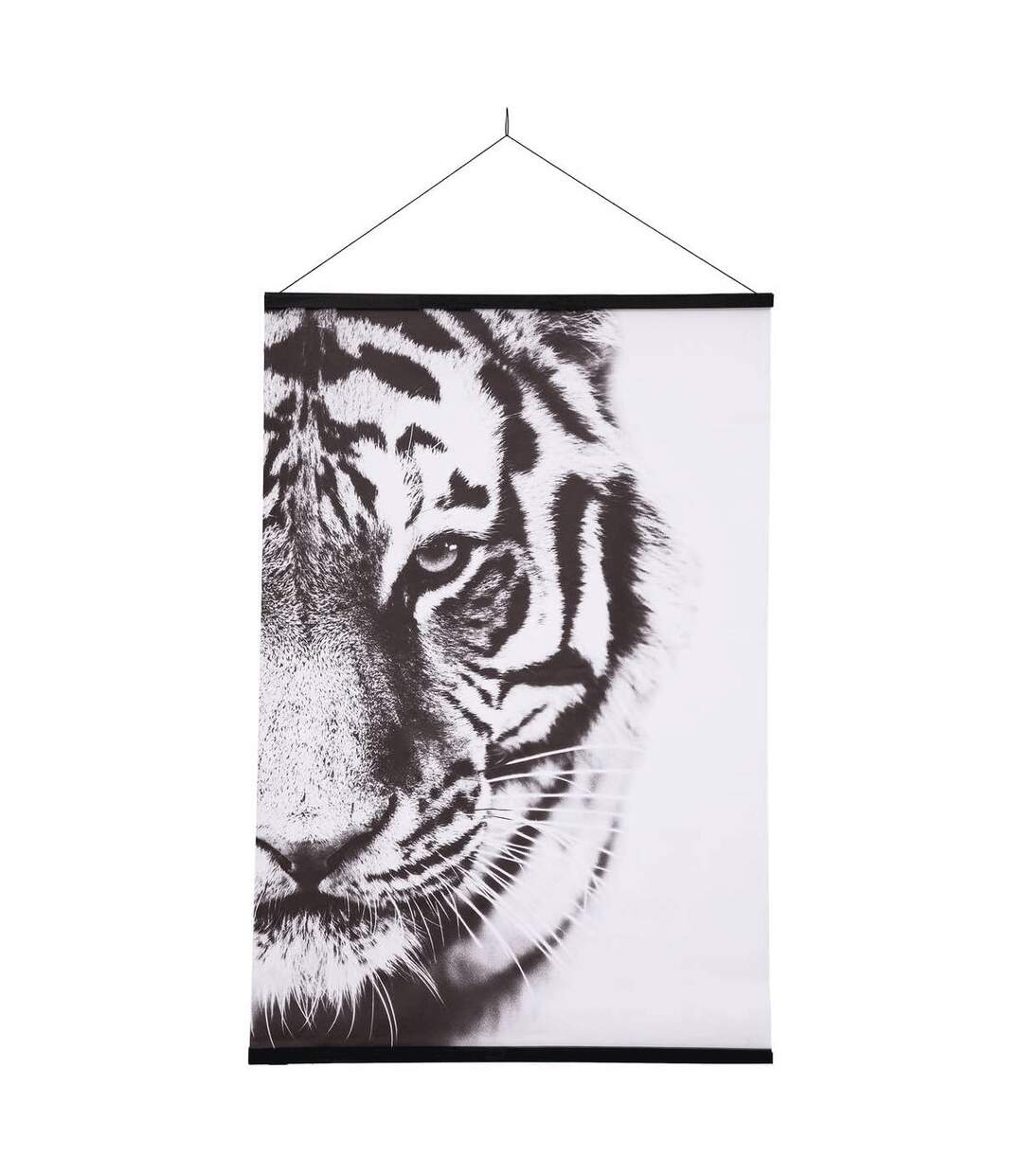 Toile Suspendue Imprimée Tigre 73x100cm Noir-1