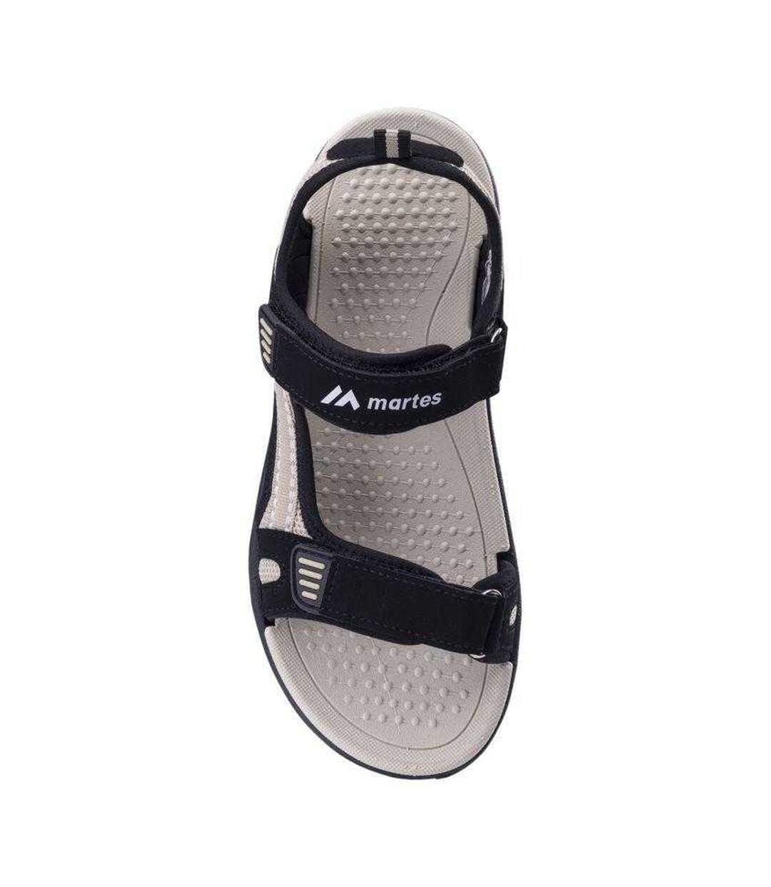 Womens/ladies Martibo Sandals Beige Cream Black Martes-3