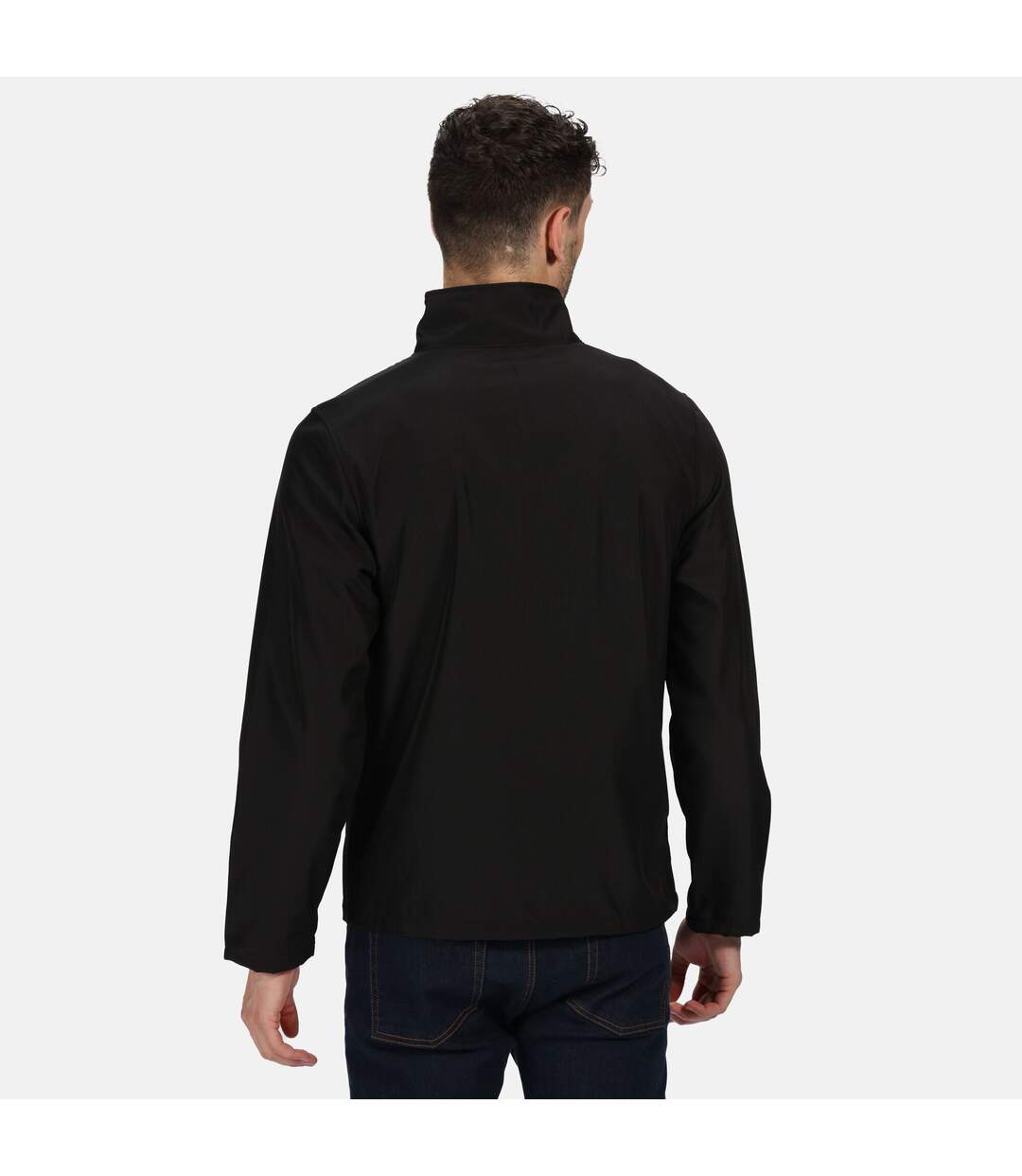 Regatta Classic Mens Water Repellent Softshell Jacket (Black) - UTRG2166-4