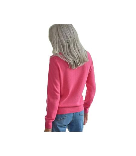 Polo Femme Rose Vif WoolOvers