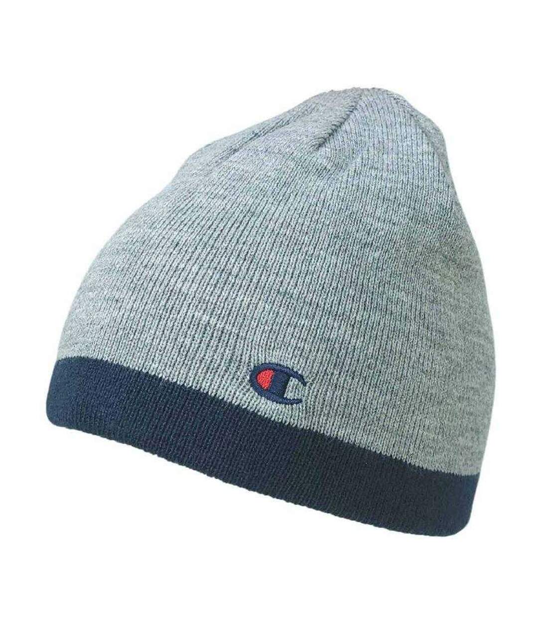 Bonnet Adulte Gris Bleu Marine Champion-1