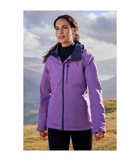 Womens/ladies Rainforest Ii Extreme Waterproof Jacket Lilac Mountain Warehouse