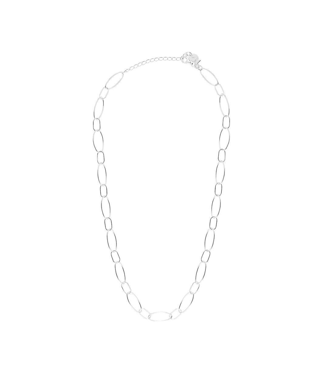 Collier chainette argenté clio blue lila - taille unique-1