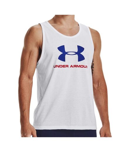 Débardeur Blanc Homme Under Armour Ua Sportstyle