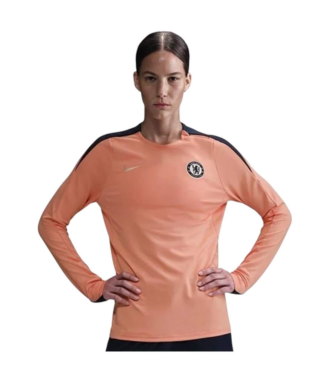 Haut D´entraînement Manches Raglan Motif/style Chelsea Femme Abricot Goyave Nike-2
