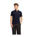 Mens Slim Short-sleeved Polo Shirt Dark Navy Jack And Jones-2