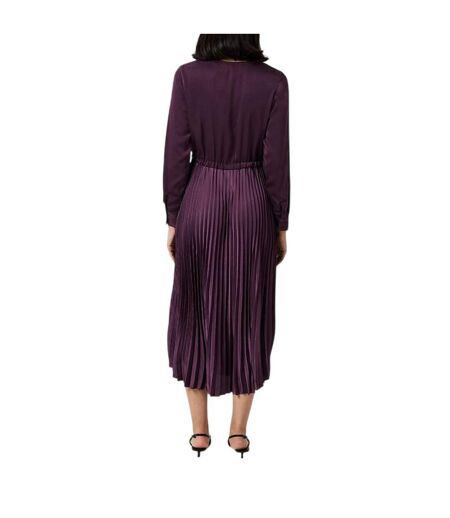 Robe Longue Cindy Femme Violet Sombre Vero Moda
