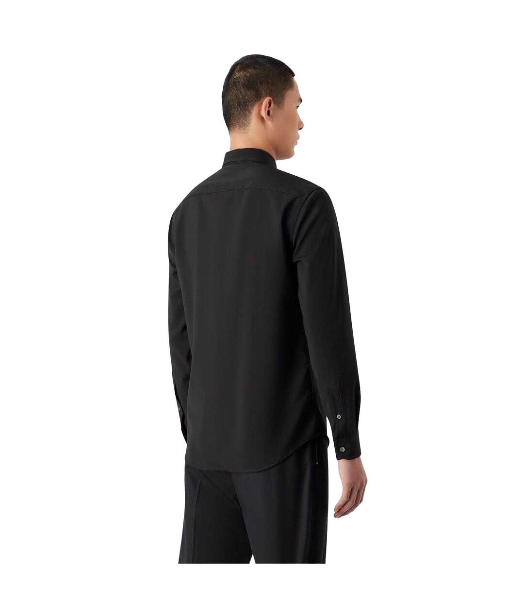 Mens Shirt Black Emporio Armani-3