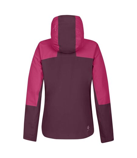 Veste imperméable mountain series femme figue / rose foncé Dare 2B