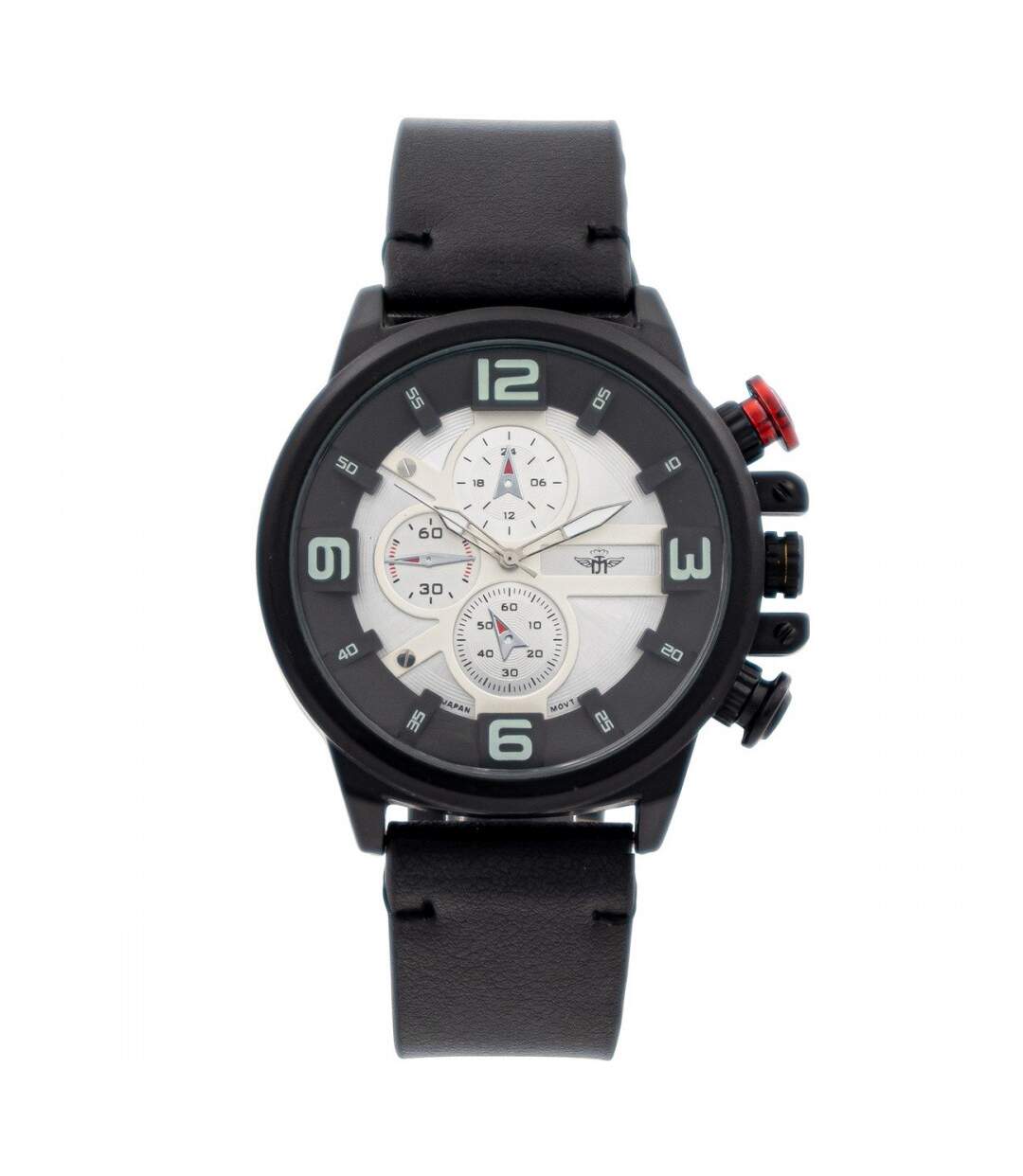 Montre Homme Tendance Noir M. JOHN