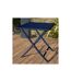 Table de Jardin Pliante Marius 70cm Bleu Marine-5