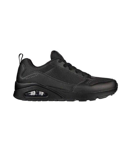 Baskets Uno Fastime Homme Noir Skechers