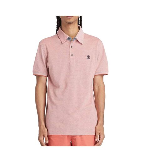 Polo rose homme timberland oxford - m