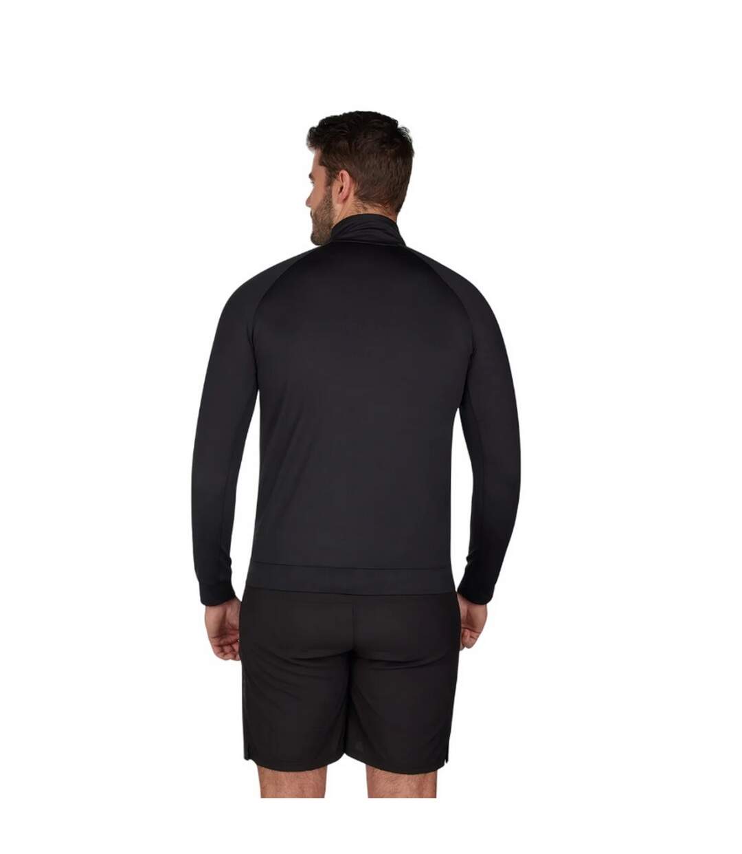 Mens Track Performance Jacket Black Raging Bull-3
