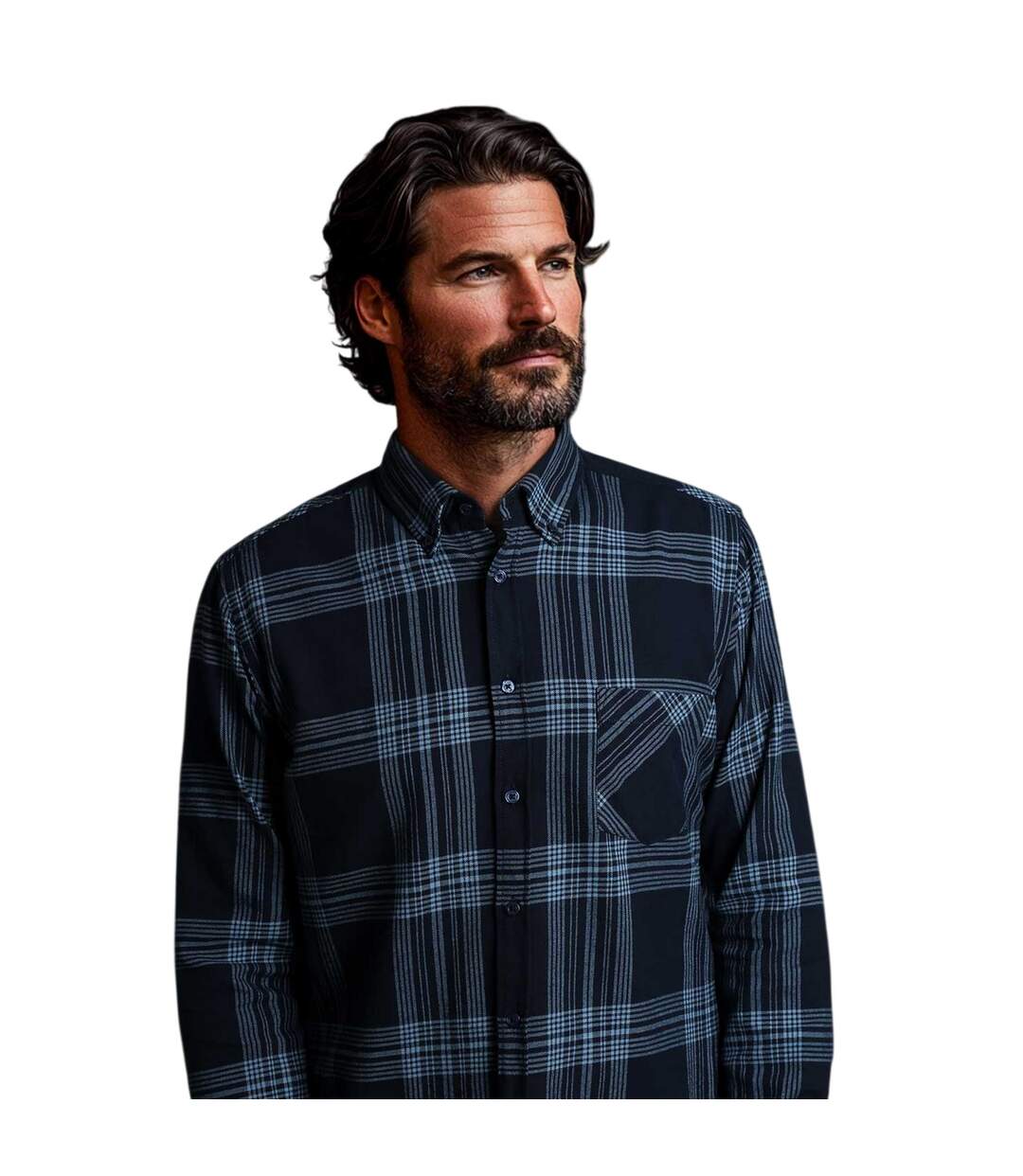 Chemise À Boutons Rickert_m Homme Bleu Foncé Boss-3