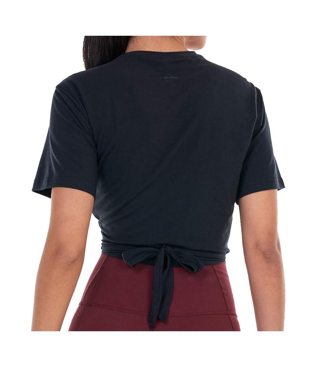 T-shirt noir femme adidas yga-2