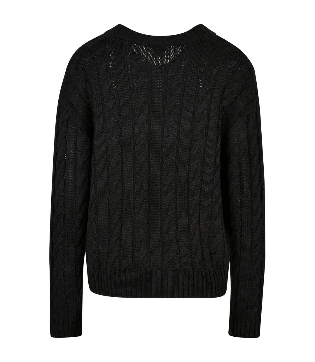 Mens boxy cardigan black Urban Classics-2