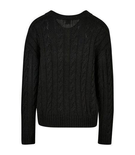 Mens boxy cardigan black Urban Classics