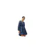 Robe Courte Motif/style Floral Abstrait Femme Bleu Marine French Connection-1