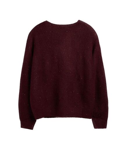 Pull bordeaux femme teddy smith keith