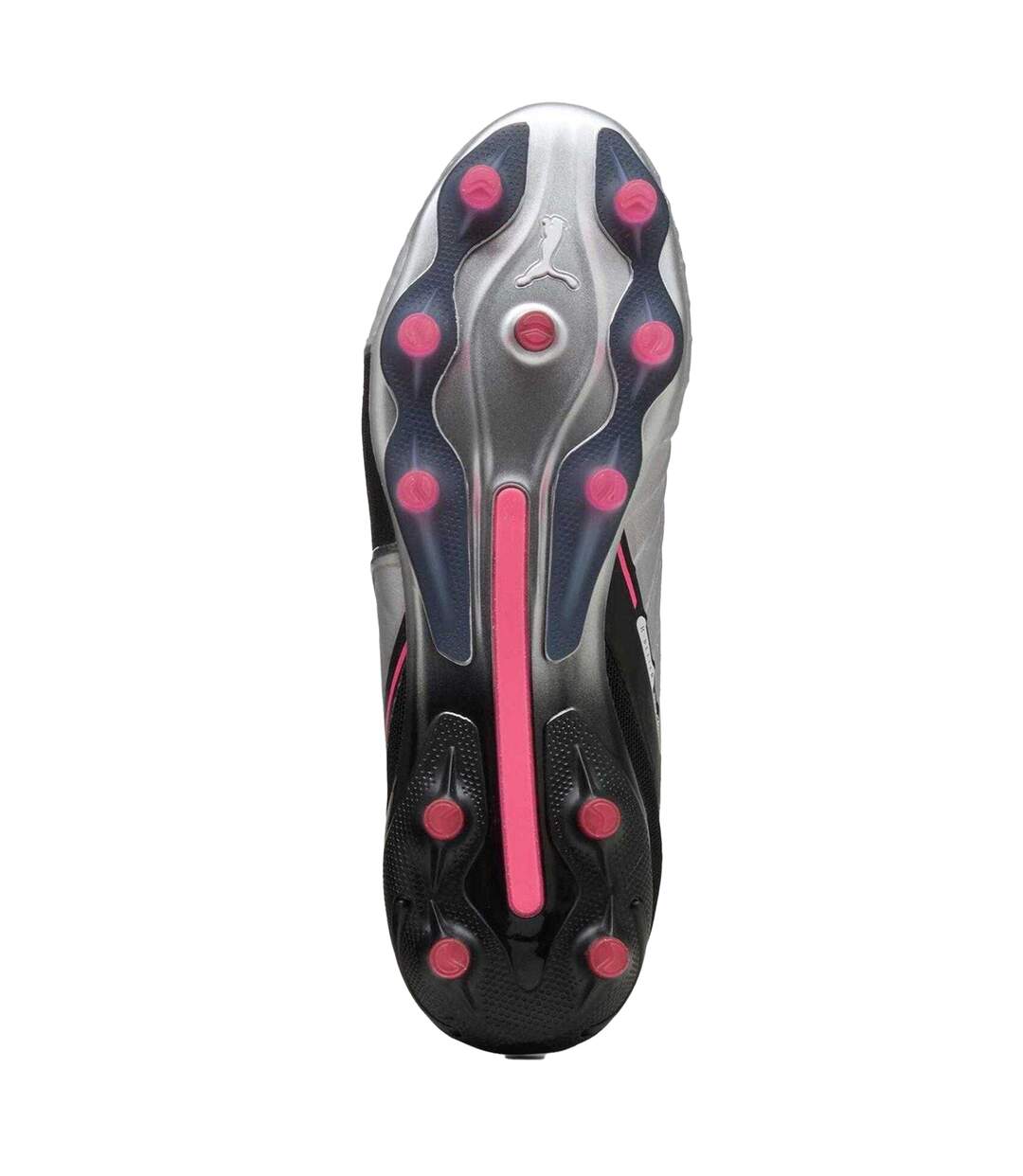 Womens/ladies King Ultimate Firm Ground Football Boots Silver Black Puma-4